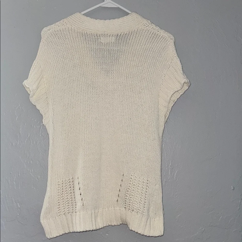 Paz torras V-Neck Textured Sweater92